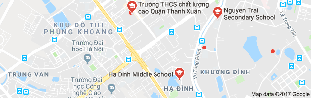 Danh mục trường THCS công lập quận Thanh Xuân