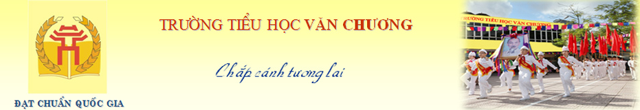 Văn Chương - Tiểu học công lập quận Đống Đa - Hà Nội (Ảnh: website nhà trường)