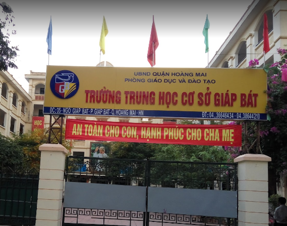 Giáp Bát - Trường THCS công lập quận Hoàng Mai - Hà Nội (Ảnh: Nam Trinh via Google Maps)