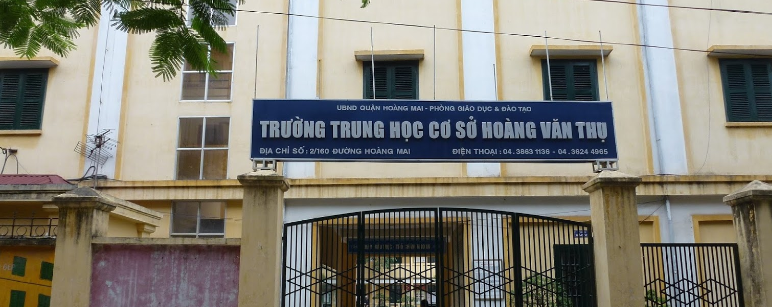 Hoàng Văn Thụ - Trường THCS công lập quận Hoàng Mai - Hà Nội (Ảnh: Đào Việt Dũng via Google Maps)
