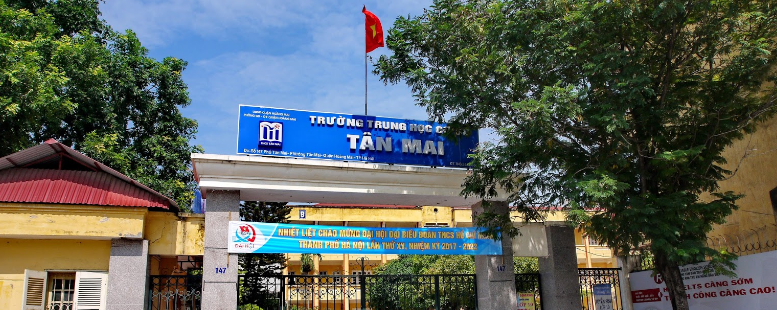 Tân Mai - Trường THCS công lập quận Hoàng Mai - Hà Nội (Ảnh: Đào Việt Dũng via Google Maps)