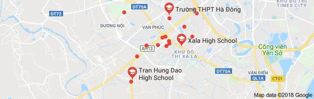 Danh mục các trường THPT công lập quận Hà Đông