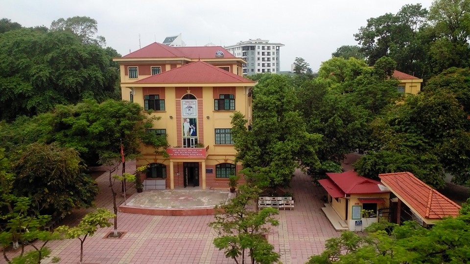 Cơ sở vật chất THCS Chu Văn An, quận Tây Hồ, Hà Nội (Ảnh: FB trường)