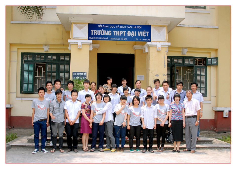 Cơ sở vật chất THPT Dân lập Đại Việt, quận Thanh Xuân, Hà Nội (Ảnh: FB nhà trường)