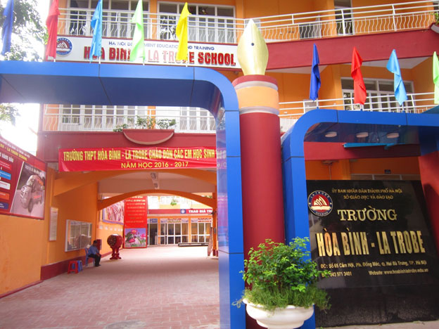 Trường Hoà Bình La Trobe liên cấp từ mầm non tới THPT tại quận Hai Bà Trưng, Hà Nội (Ảnh: website nhà trường)