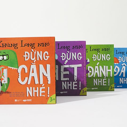 Bộ sách Khủng Long Nhỏ DINOS (dành cho trẻ từ 3 tuổi trở lên) Ảnh: Crabit Kidbooks
