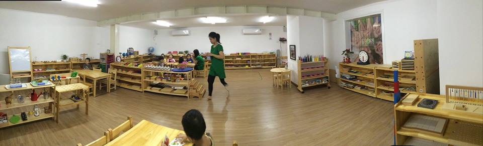 Cơ sở vật chất trường mầm non Montessori Quốc tế, quận Thanh Xuân, Hà Nội (Ảnh: FB nhà trường)