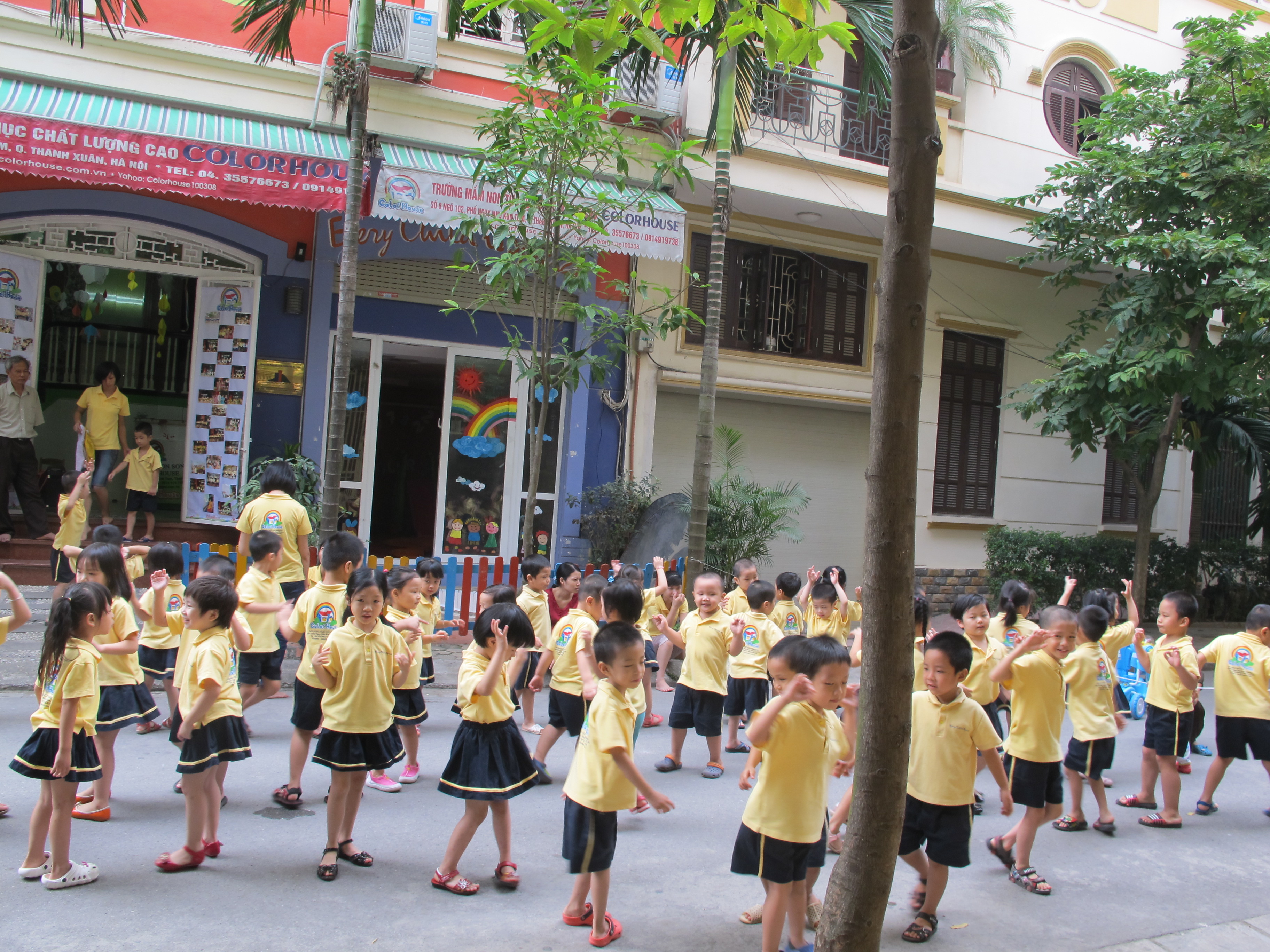 Trường mầm non Color House, quận Thanh Xuân, Hà Nội (Ảnh: website nhà trường)