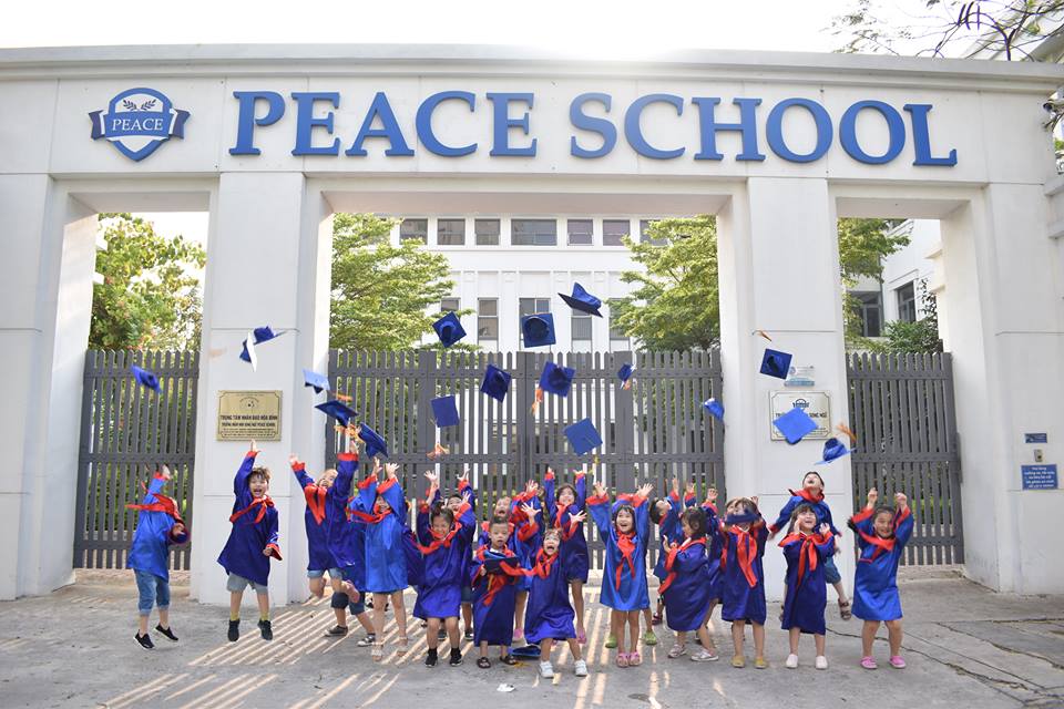 Trường mầm non Peace School, quận Cầu Giấy, Hà Nội (Ảnh: FB trường)