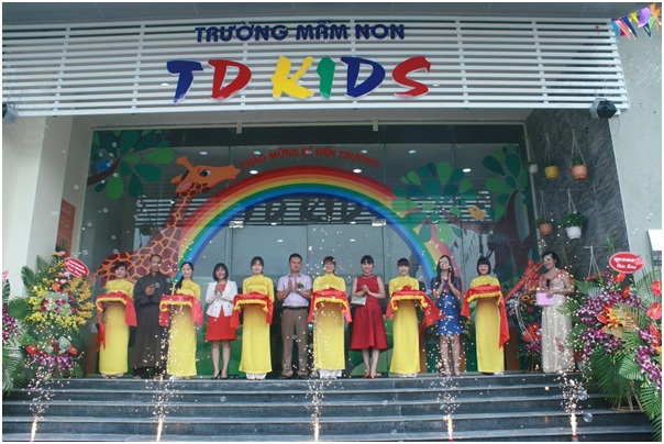 Trường mầm non TD Kids, quận Nam Từ Liêm, Bắc Từ Liêm, Hà Nội (Ảnh: kientruc.co)
