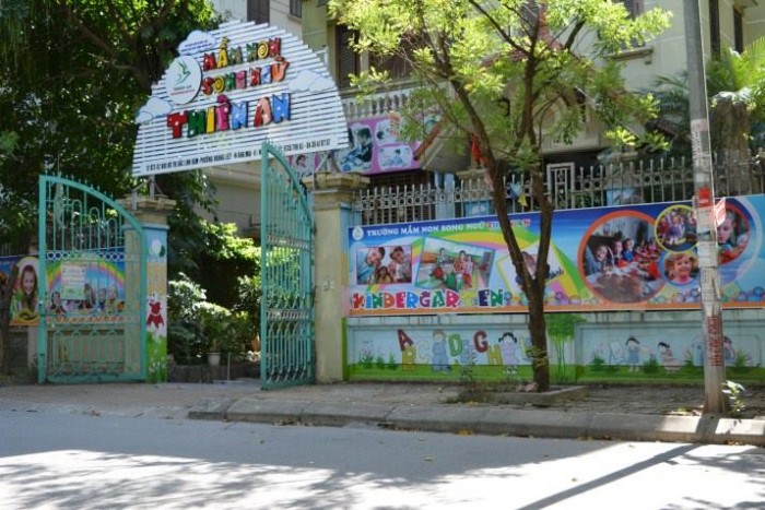 Trường mầm non Thiên An, quận Hoàng Mai, Hà Nội (Ảnh: website nhà trường)