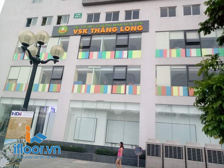 Trường mầm non VSK Thăng Long, quận Tây Hồ, Hà Nội (Ảnh: IBT FLOOR)