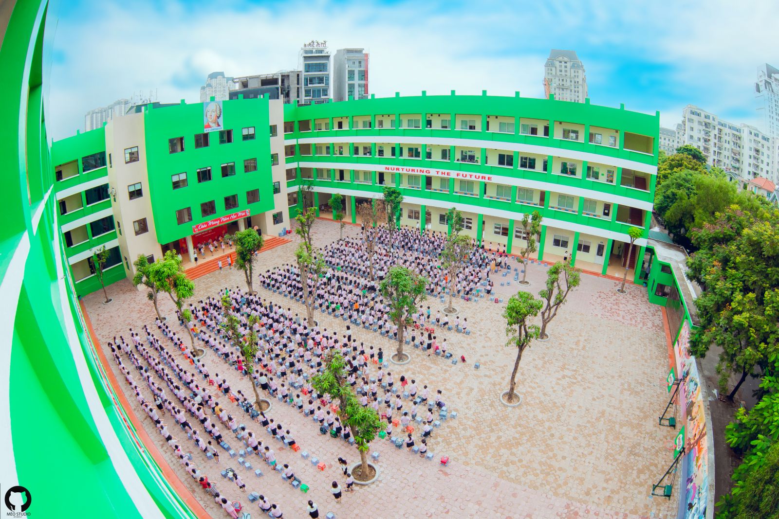 Trường Tiểu học tập Lômônôxốp, quận Nam Từ Liêm, thủ đô (Ảnh: trang web trường)