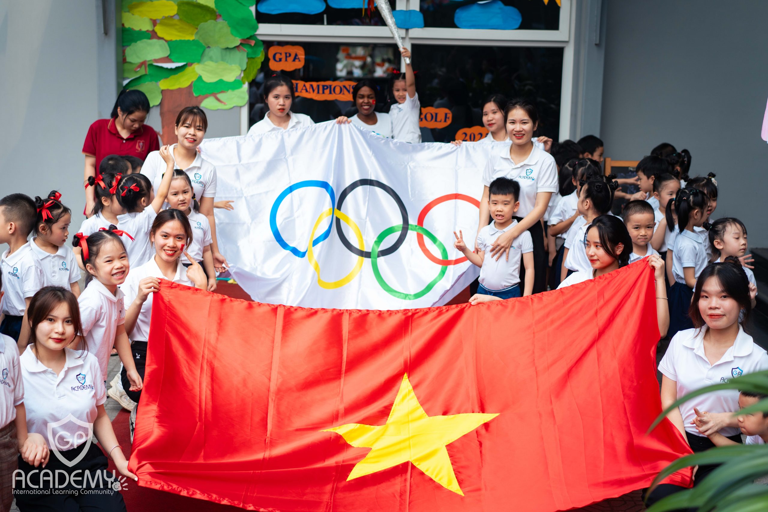 Hoạt động ở trường GP Academy. Hình ảnh do nhà trường cung cấp
