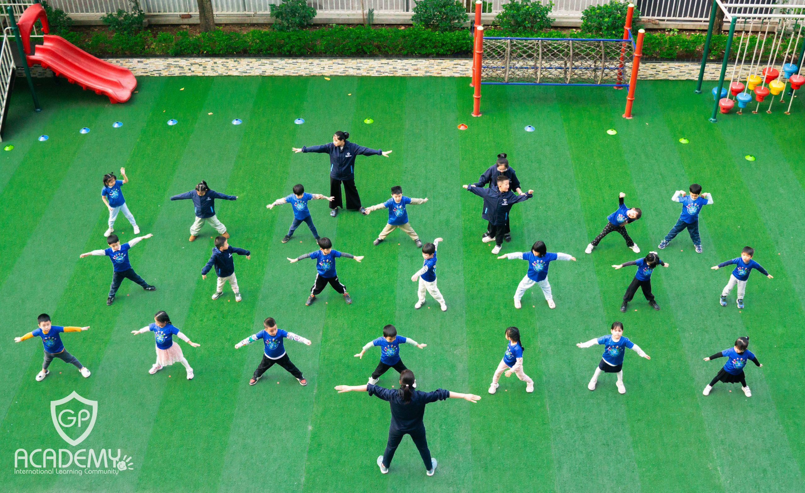 Khuôn viên trường GP Academy. Hình ảnh do nhà trường cung cấp