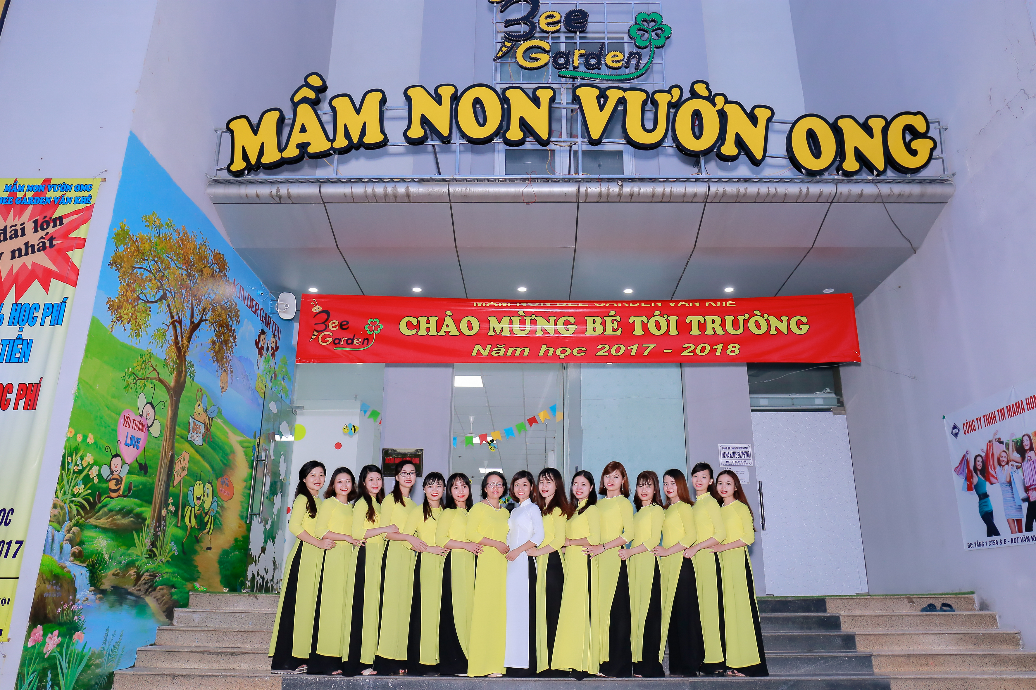 Cơ sở vật chất trường mầm non Bee Garden tại Hà Nội (Ảnh: FB trường)