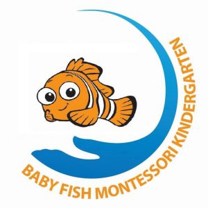 Logo trường mầm non Baby Fish Montessori, quận Long Biên, quận Cầu Giấy, Hà Nội (Ảnh: FB trường)
