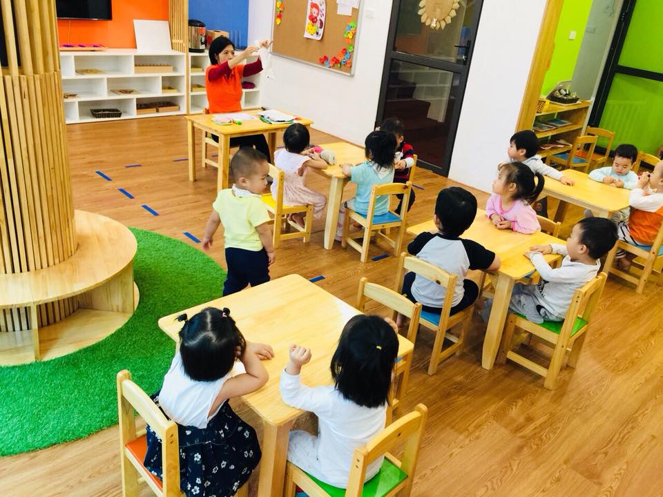 Trường mầm non quốc tế Việt Anh Montessori, quận Đống Đa, Hà Nội (Ảnh: FB trường)