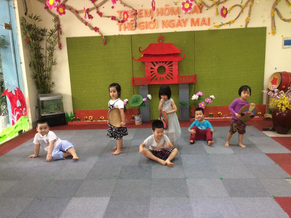 Cơ sở vật chất trường mầm non Globe Kids tại quận Cầu Giấy, Hà Nội (Ảnh: FB trường)