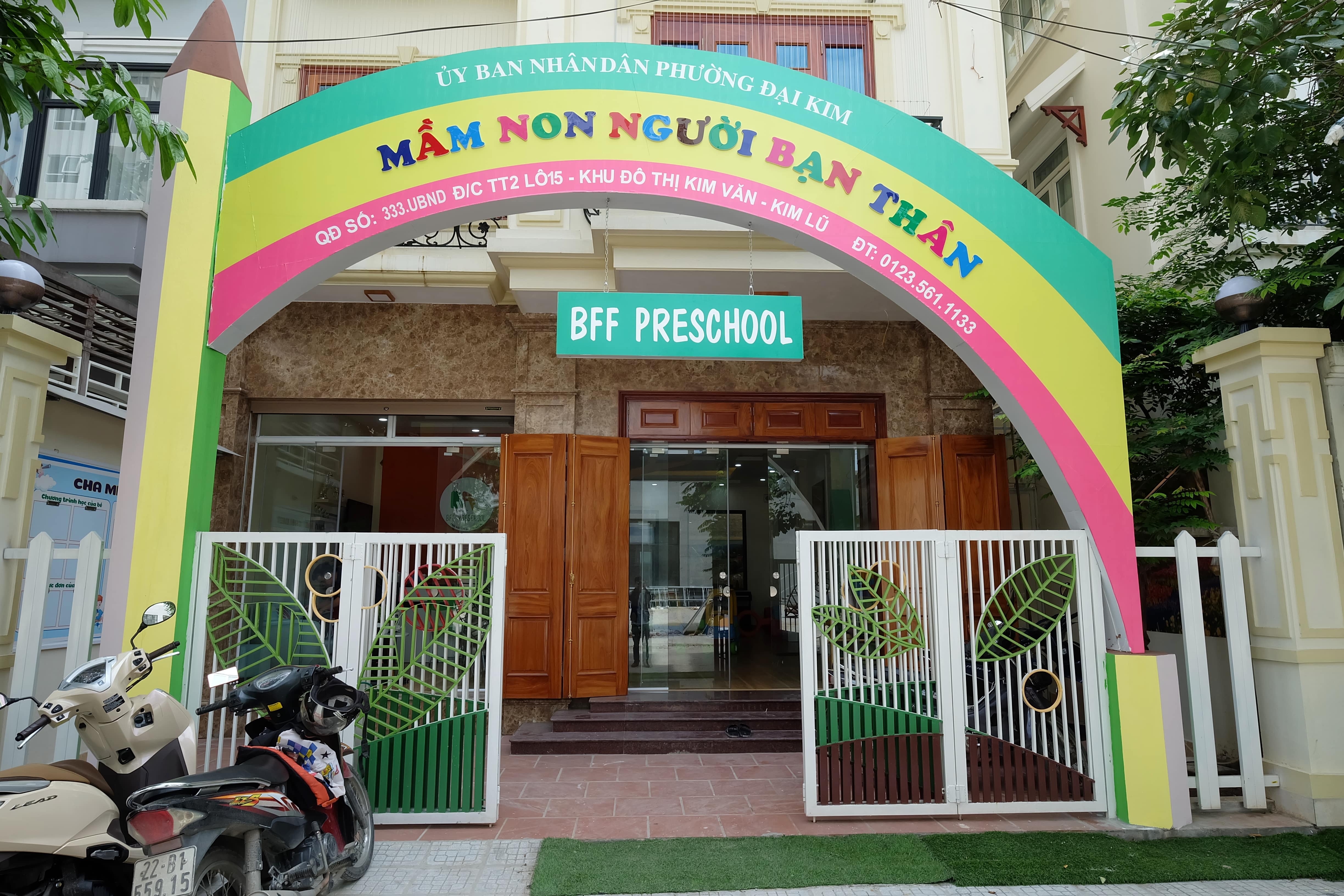 Trường mầm non Người Bạn Thân BFF tại quận Hoàng Mai, Hà Nội (Ảnh: website trường)