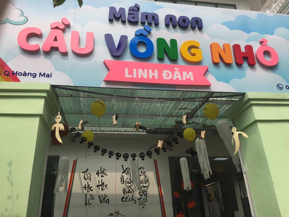 Trường mầm non Cầu Vồng Nhỏ - Little Rainbow tại quận Hoàng Mai, Hà Nội (Ảnh: FB trường)