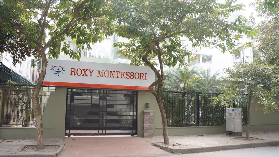 Cơ sở vật chất trường mầm non Roxy Montessori, quận Hoàng Mai, Hà Nội (Ảnh: FB trường)