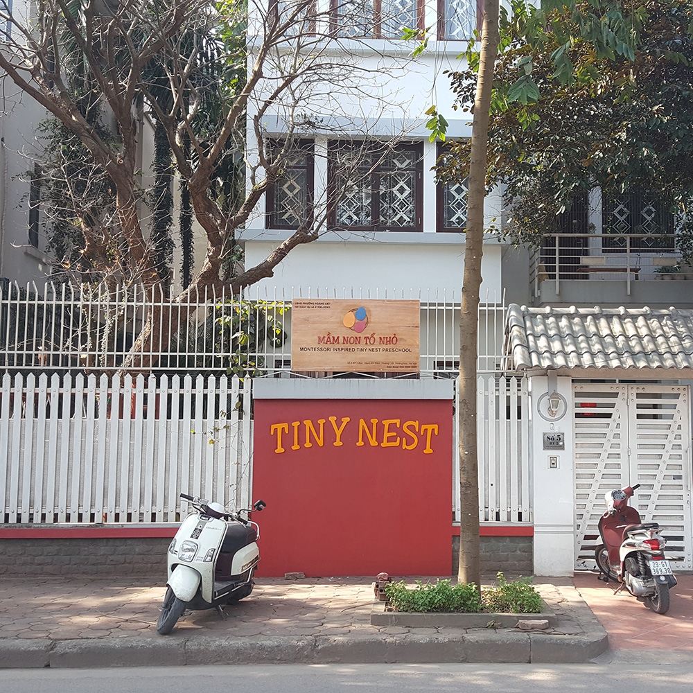 trường mầm non Tiny Nest - Tổ Nhỏ tại quận Hoàng Mai - Hà Nội (Ảnh: chochungcu.com)
