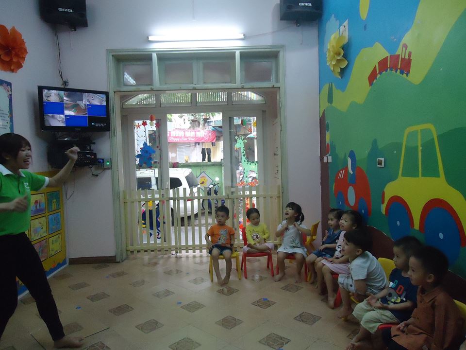 Cơ sở vật chất trường mầm non Bách Việt tại quận Đống Đa, Hà Nội (Ảnh: FB trường)