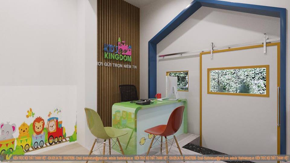 Trường mầm non Kid's Kingdom tại quận Thanh Xuân, Hà Nội (Ảnh: FB trường)