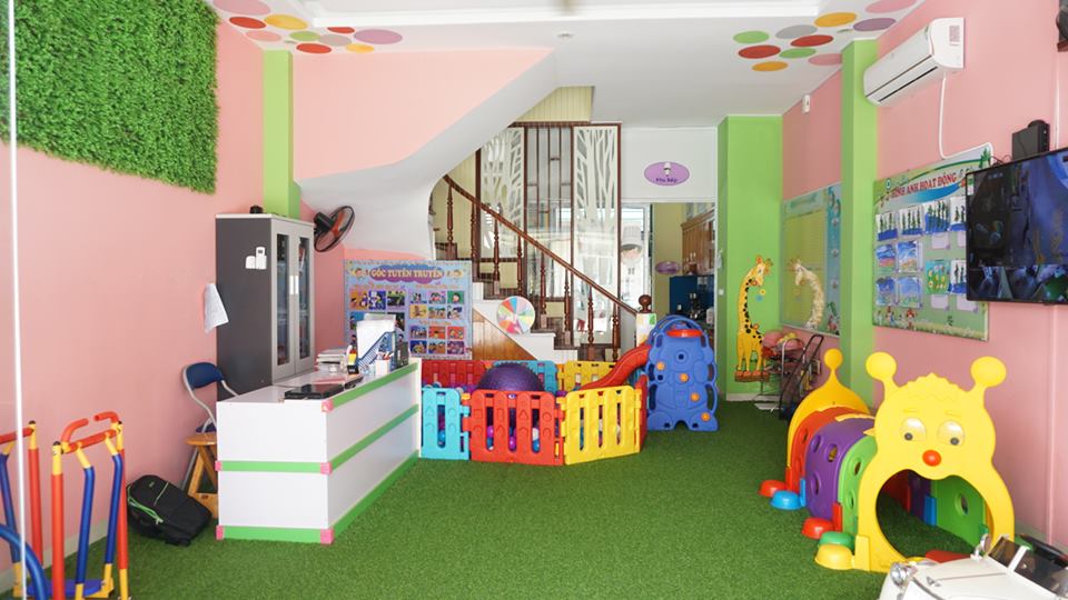 Cơ sở vật chất trường mầm non Ruby Kids tại quận Hà Đông, Hà Nội (Ảnh: FB trường)