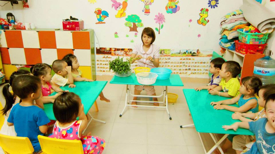 Cơ sở vật chất trường mầm non Sunshine Kids - Tia nắng mặt trời tại quận Nam Từ Liêm - Hà Nội (Ảnh: FB trường)