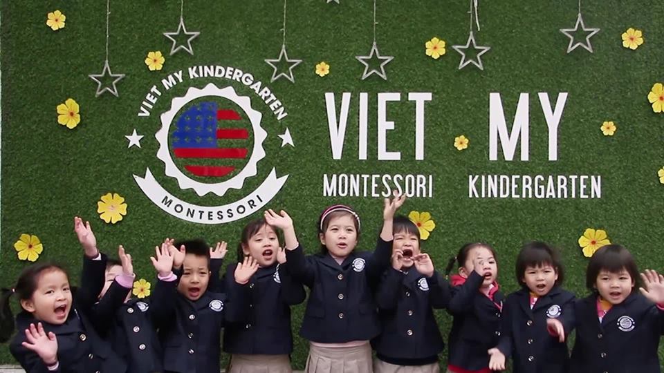 trường mầm non Việt Mỹ Montessori tại Hà Nội (Ảnh: FB trường)
