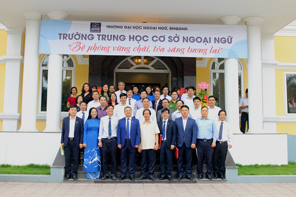 Trường THCS Ngoại Ngữ, quận Cầu Giấy, Hà Nội (Ảnh: ĐHNN-ĐHQGHN)
