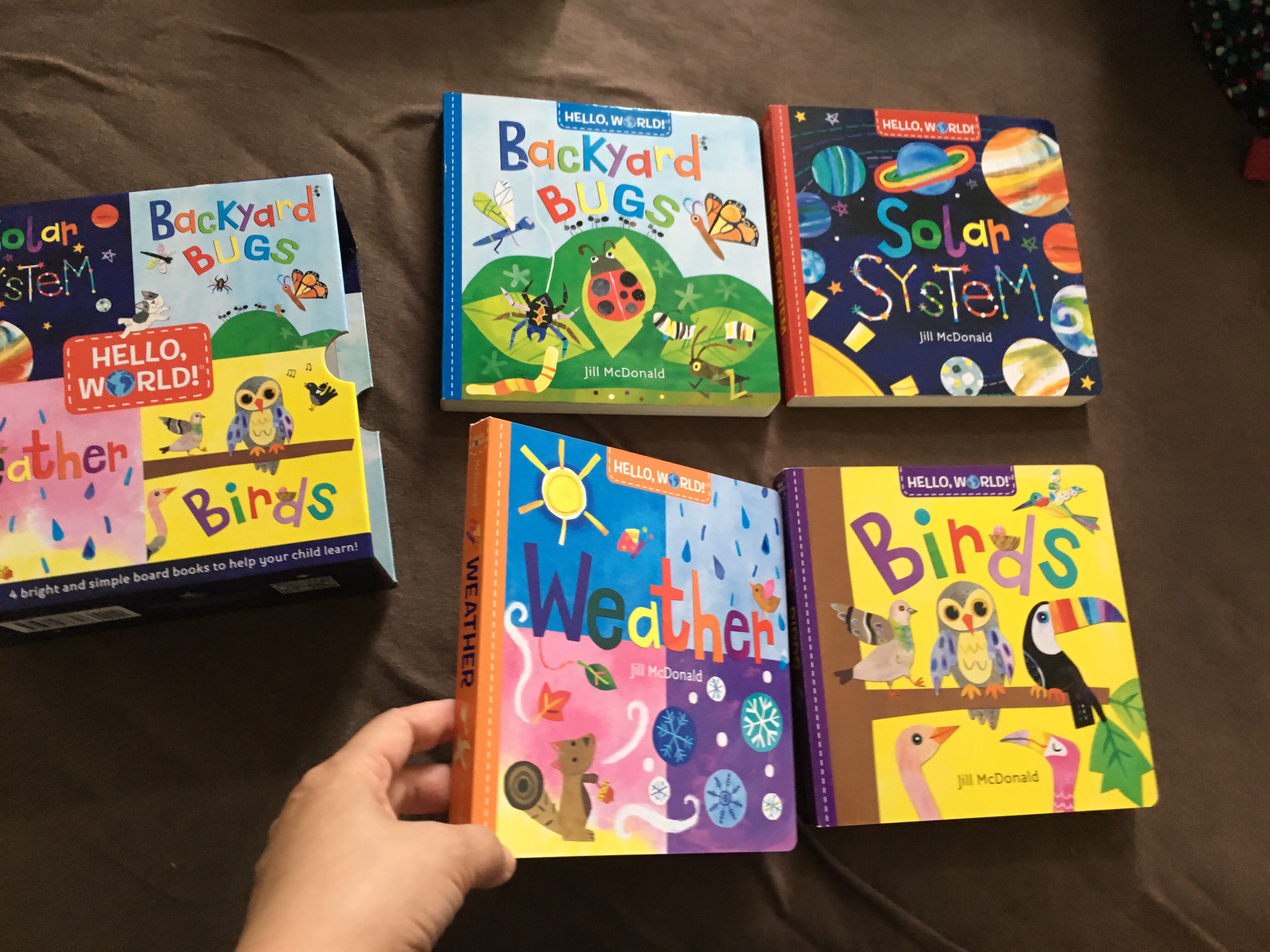 Sách phi hư cấu bằng tiếng Anh cho trẻ 1-3 tuổi (Ảnh: Carousell)
