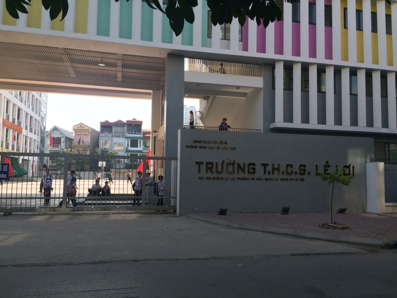 Trường THCS Lê Lợi Hà Đông (Ảnh: Báo thương hiệu và công luận))