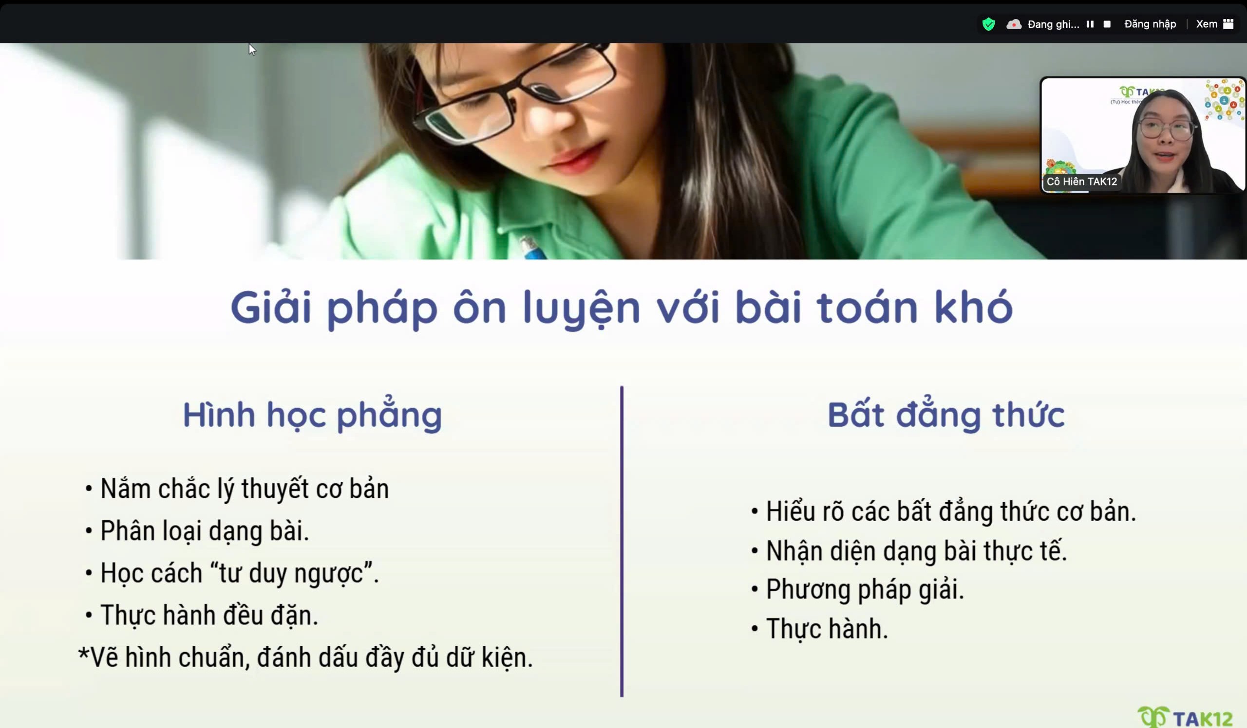 Cô Hiên chia sẻ về giải pháp ôn luyện môn Toán