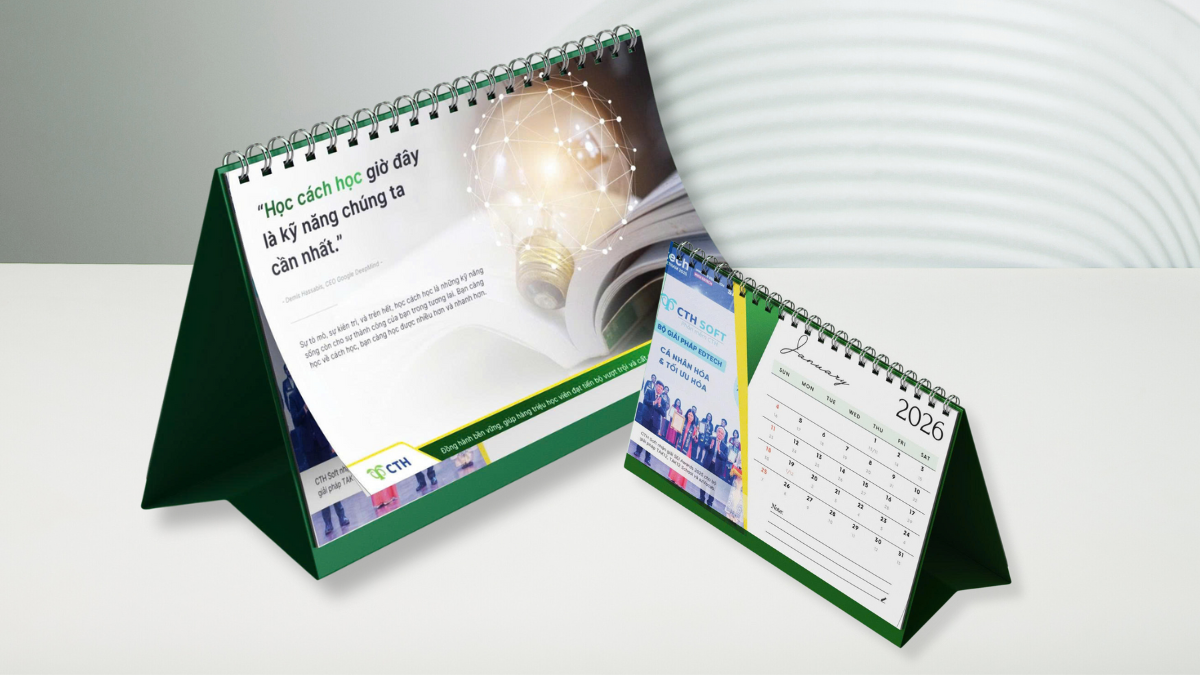 giới thiệu lịch để bàn cth 2026