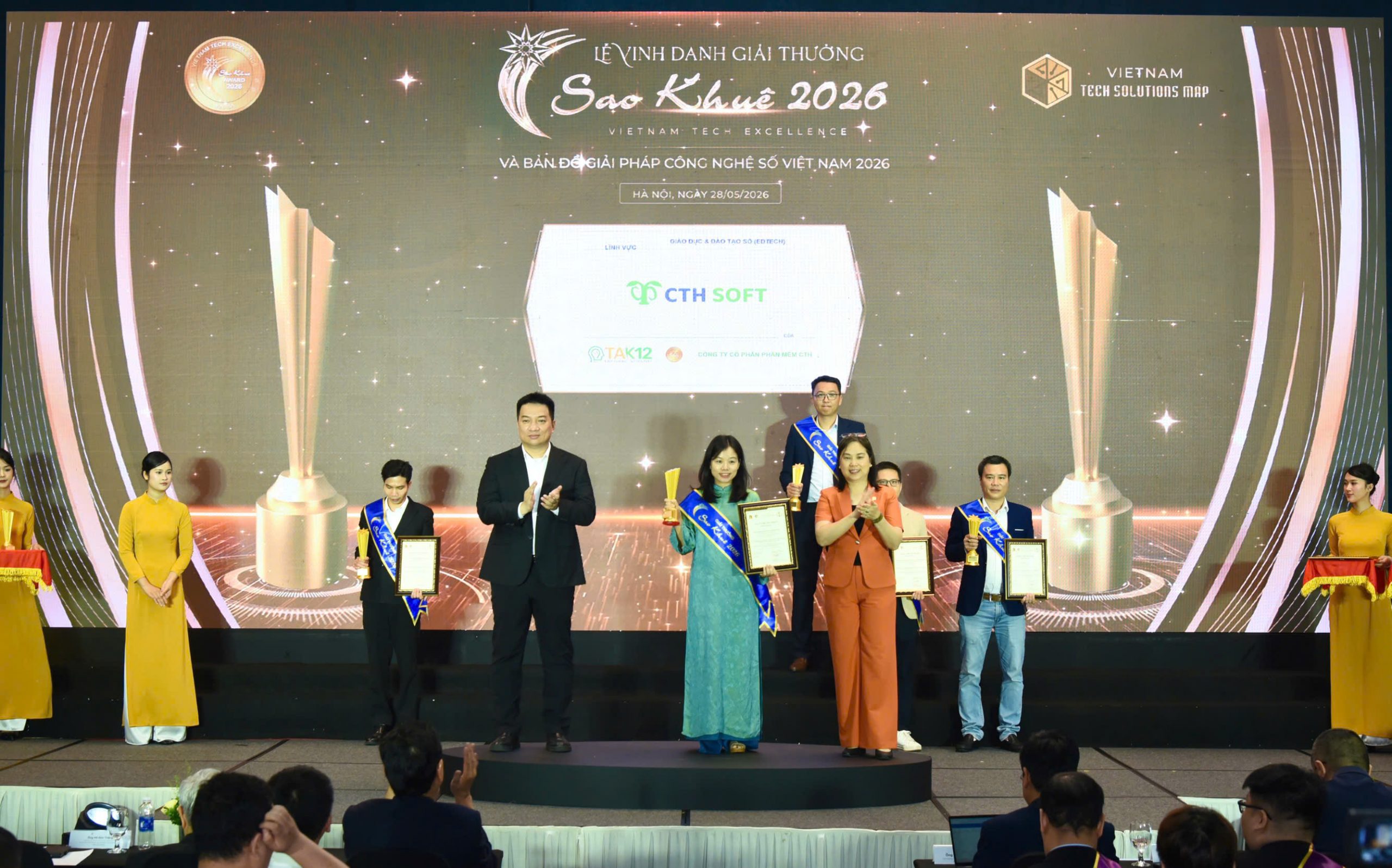 CTH Soft được vinh danh và nhận Giải thưởng Sao Khuê 2026