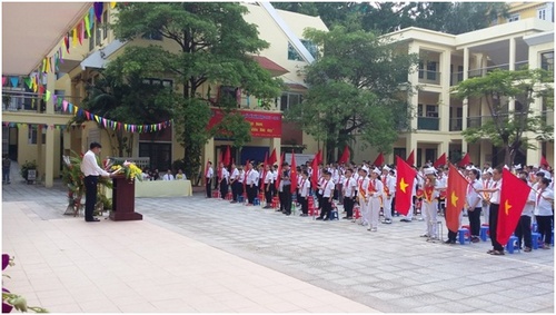 Thống Nhất - THCS công lập quận Ba Đình - Hà Nội (Ảnh: website nhà trường)