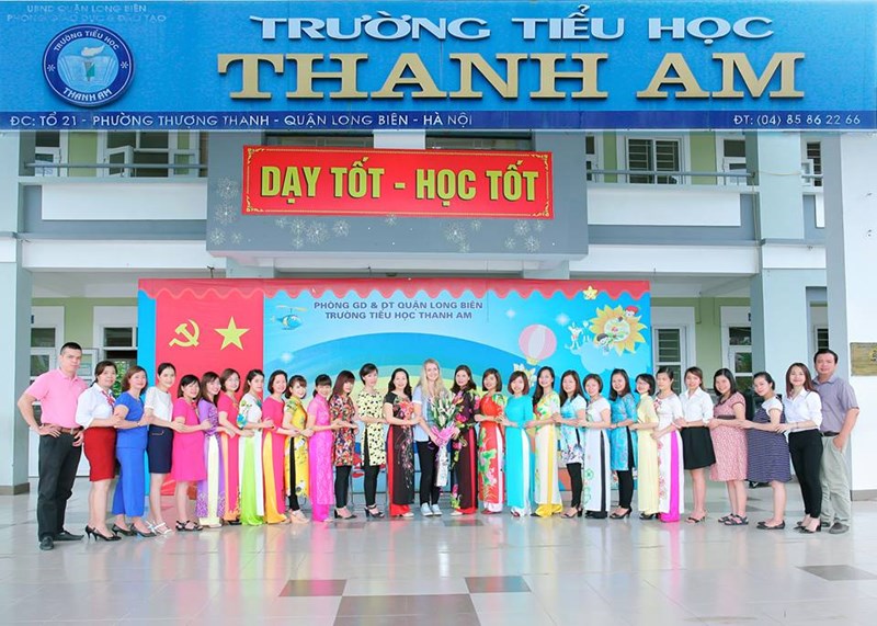 Thanh Am - Tiểu học công lập quận Long Biên, Hà Nội (Ảnh: website nhà trường)