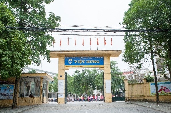 Việt Hưng - Tiểu học công lập quận Long Biên, Hà Nội (Ảnh: website nhà trường)