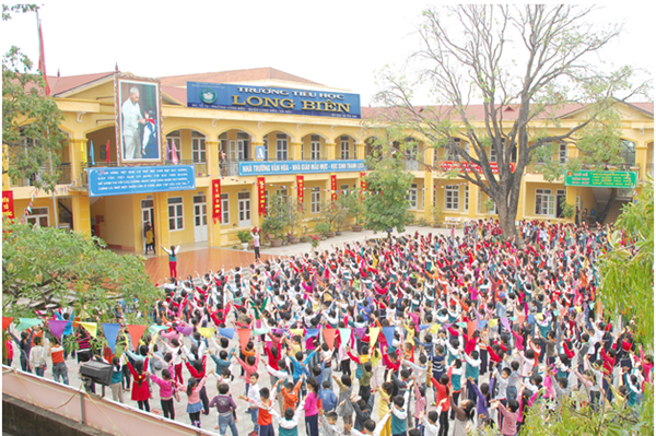 Tiểu học Long Biên, quận Long Biên, Hà Nội (Ảnh: website nhà trường)
