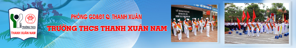 Trường THCS công lập Thanh Xuân Nam (Ảnh: website nhà trường)