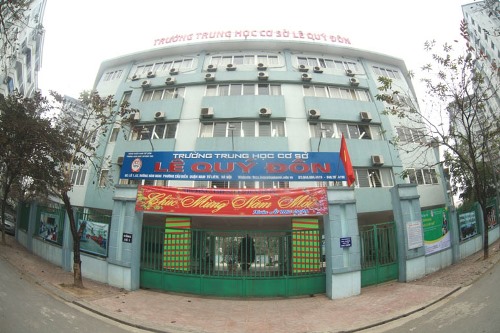 Cơ sở vật hóa học ngôi trường Dân lập Lê Quý Đôn, cung cấp trung học cơ sở, quận Nam Từ Liêm, TP Hà Nội (Ảnh: trang web căn nhà trường)