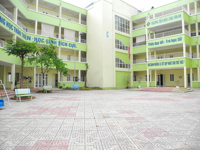 Cơ sở vật hóa học Tiểu học tập Phố Chu Văn An, quận HĐ Hà Đông, Hà Thành (Ảnh: trang web căn nhà trường)