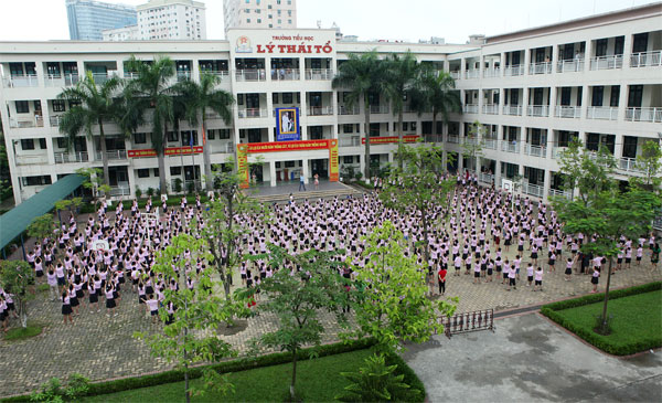 Cơ sở vật chất trường Tiểu học Lý Thái Tổ 